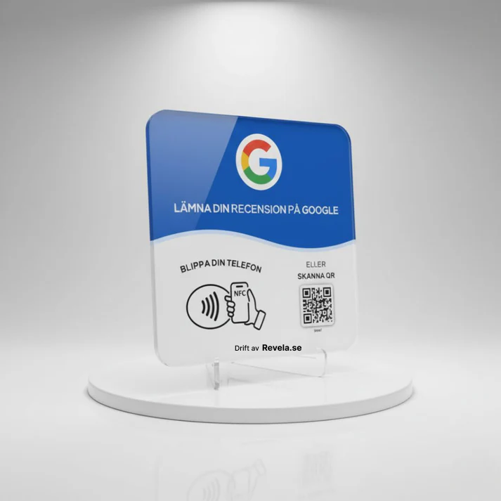 Google Review Skylt - Få Fler Recensioner